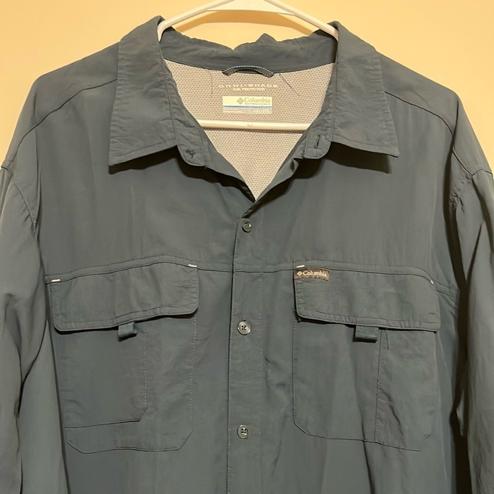 Columbia Omni Shade Button-Up Shirt Sz XXL - Picture 2 of 8